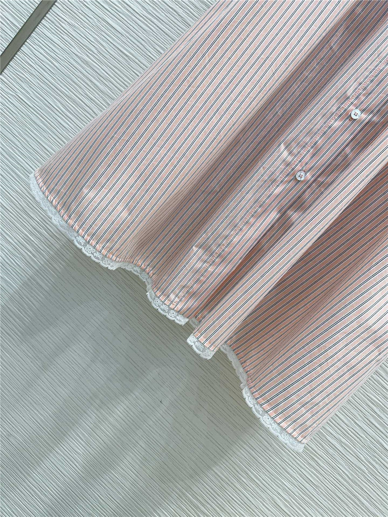 M1um1u striped textile shirt dress replica clothing sites