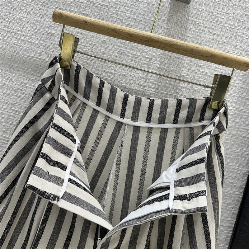 L0r0 P1ana pleated wide-leg straight trousers replica clothing