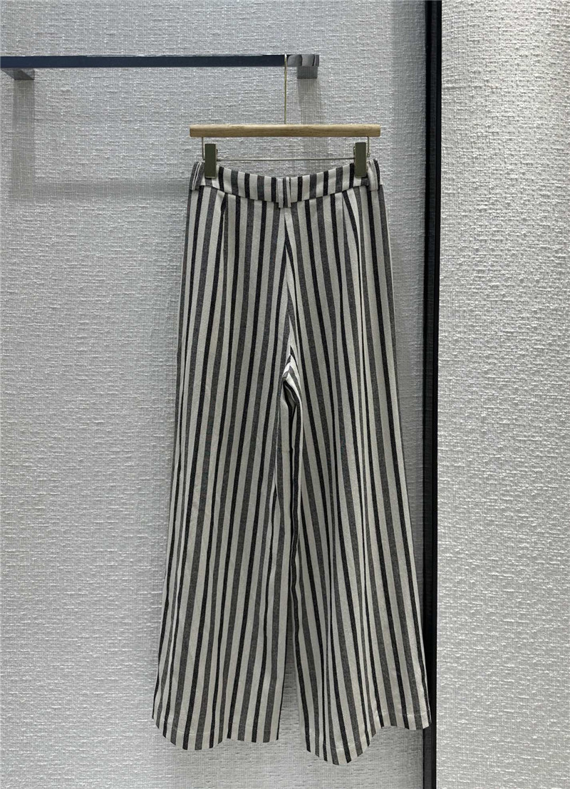 L0r0 P1ana pleated wide-leg straight trousers replica clothing