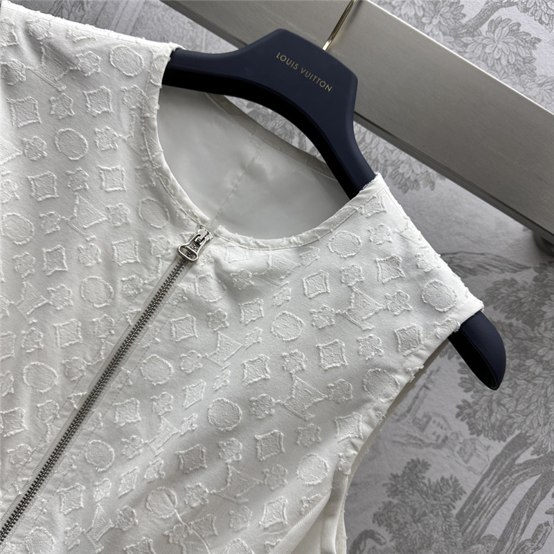 l0vis Vvtt0n lv jacquard waist chain vest dress replica clothing