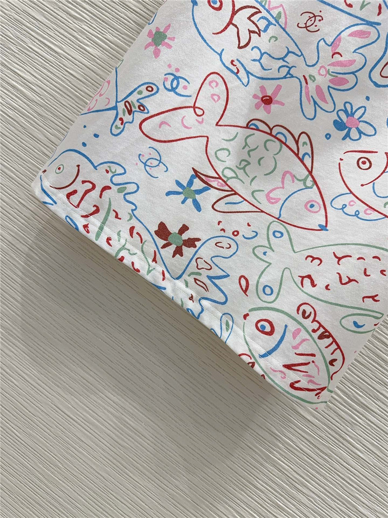 Ch**el printed letter logo t-shirt replica designer clothes