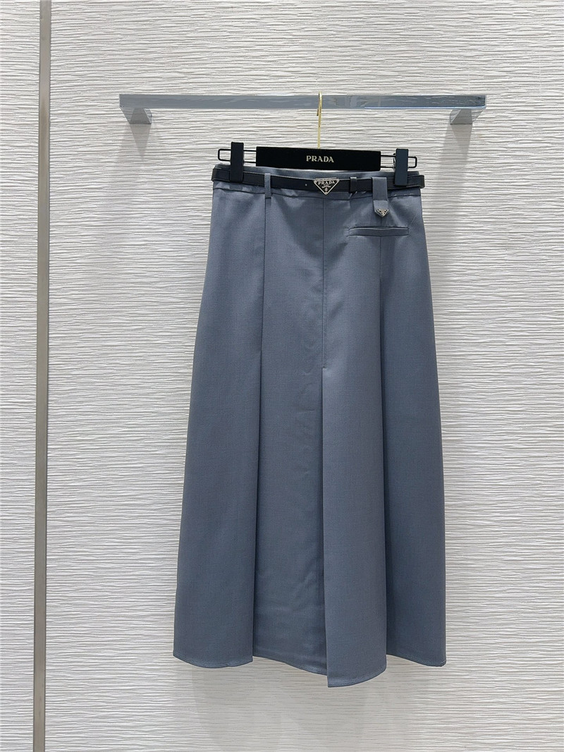 Pra*a pleated skirt replica designer clothes