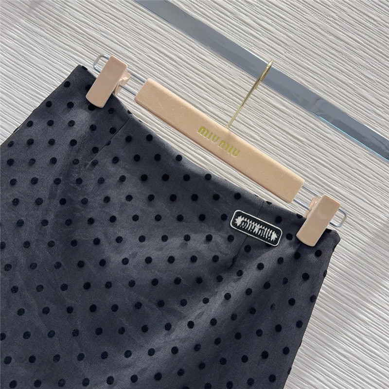 M1um1u polka dot skirt replica clothing sites