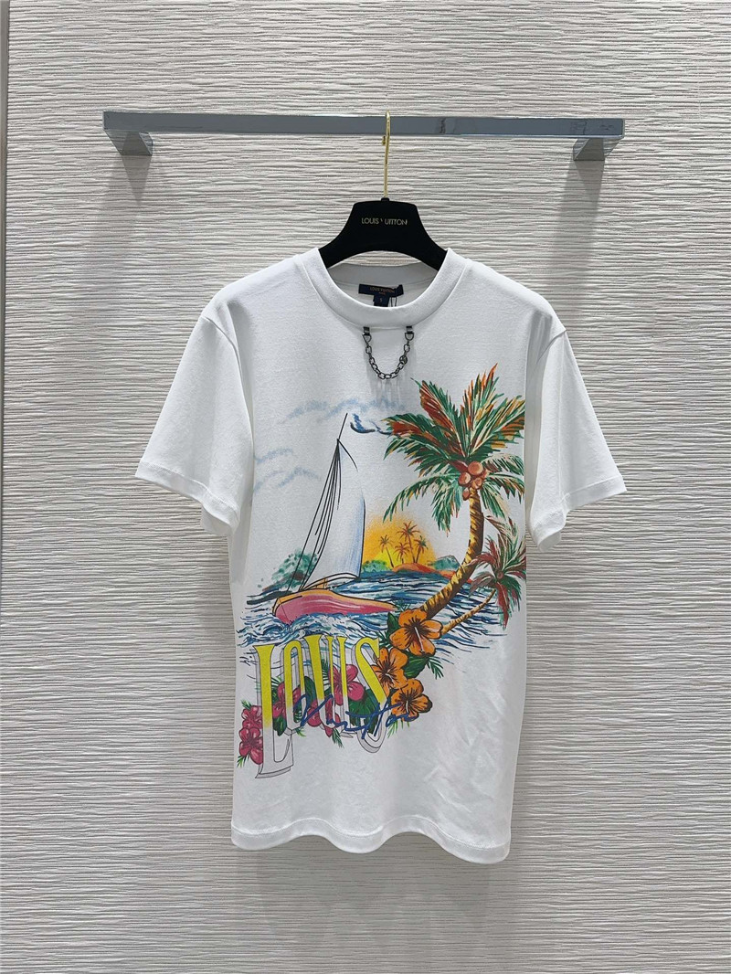 l0vis Vvtt0n lv cotton t-shirt replica d&g clothing