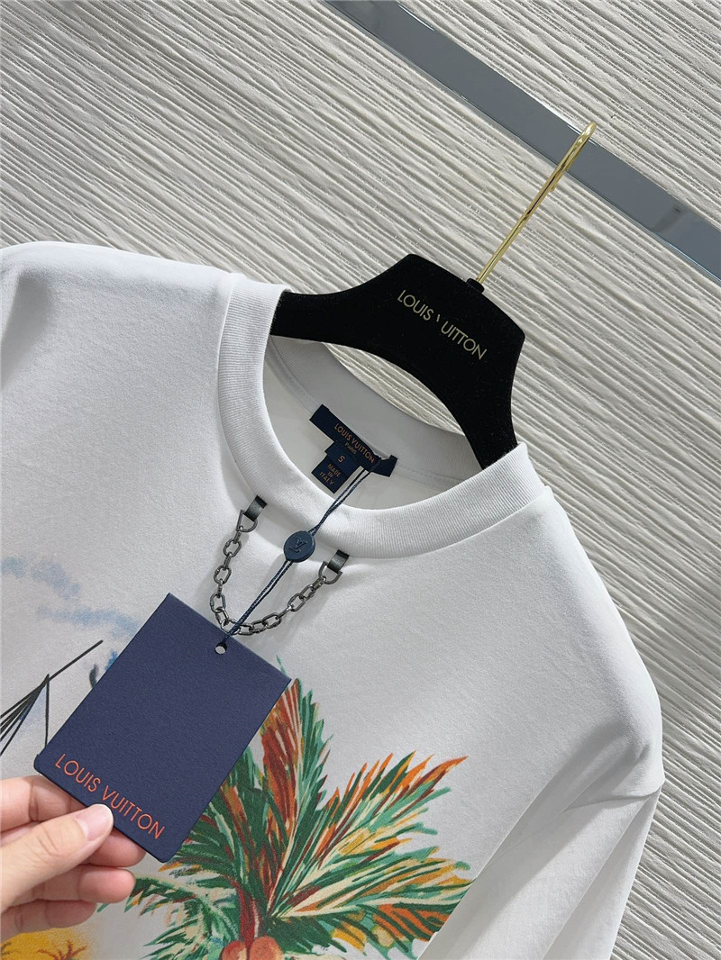l0vis Vvtt0n lv cotton t-shirt replica d&g clothing