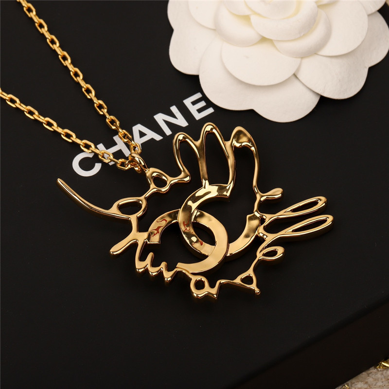 Ch**el necklace sweater chain