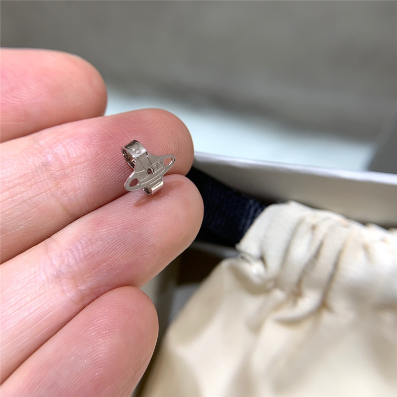 Vivienne Westwood Bow Saturn Stud Earrings