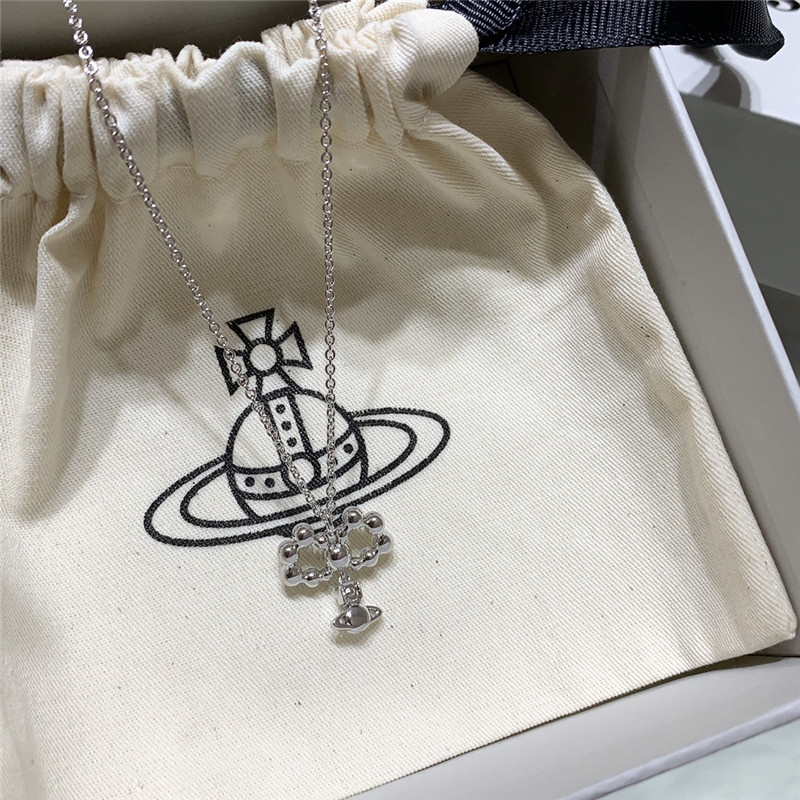 Vivienne Westwood Bow Saturn Necklace