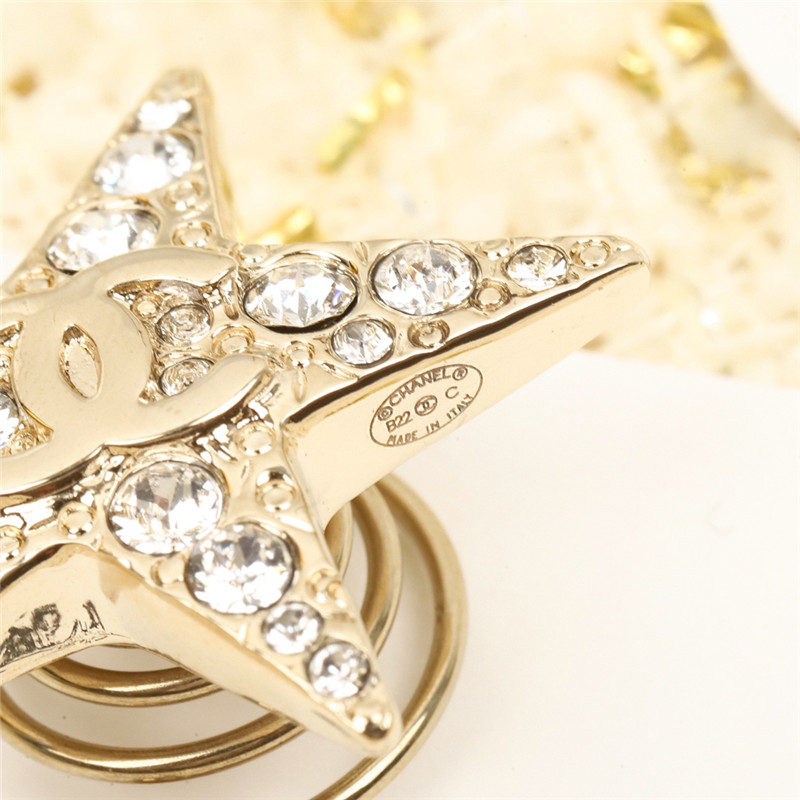 Ch**el double c five-pointed star hairpin