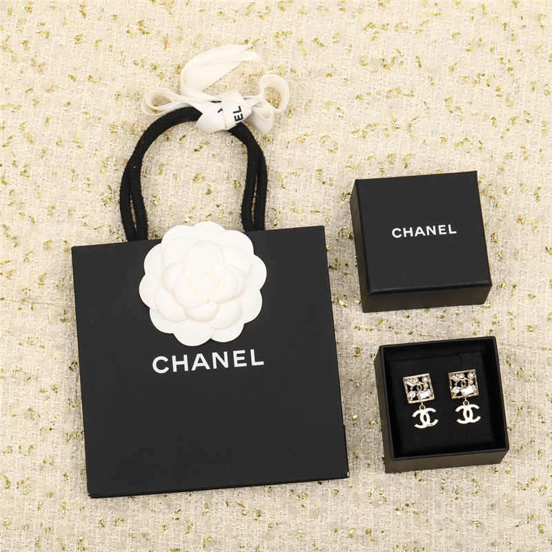 Ch**el square earrings