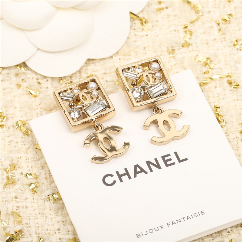 Ch**el square earrings