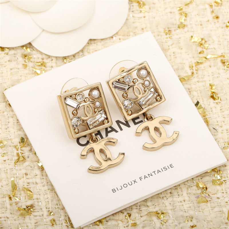 Ch**el square earrings