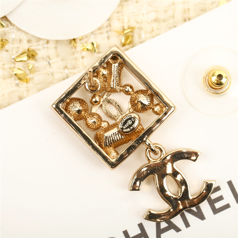 Ch**el square earrings