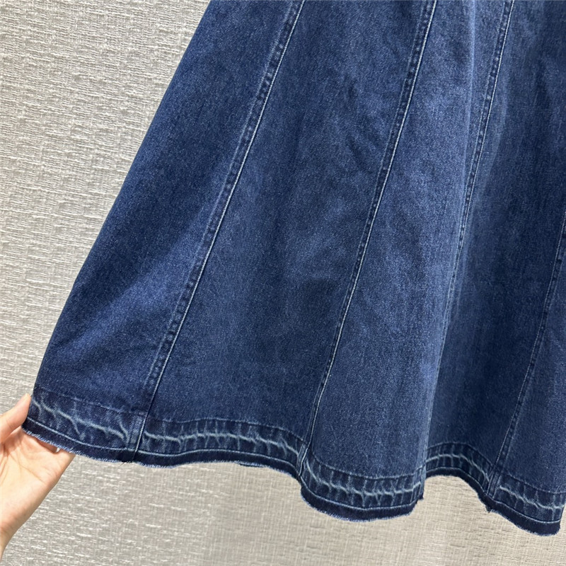 Va1e*ntin0 replica clothing sites denim skirt