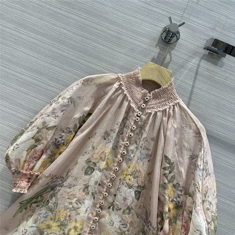 zimm high quality silk and linen shirt replica d&g clothing