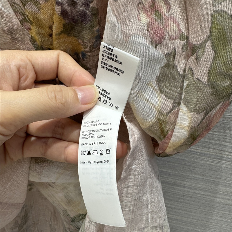 zimm high quality silk and linen shirt replica d&g clothing