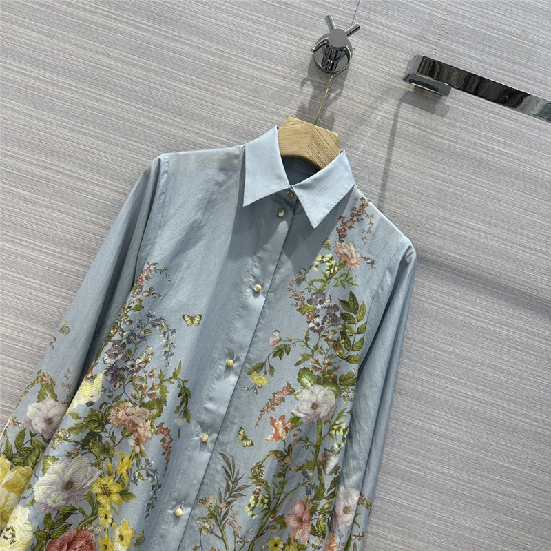 zimm mulberry cotton printed shirt replica clothing