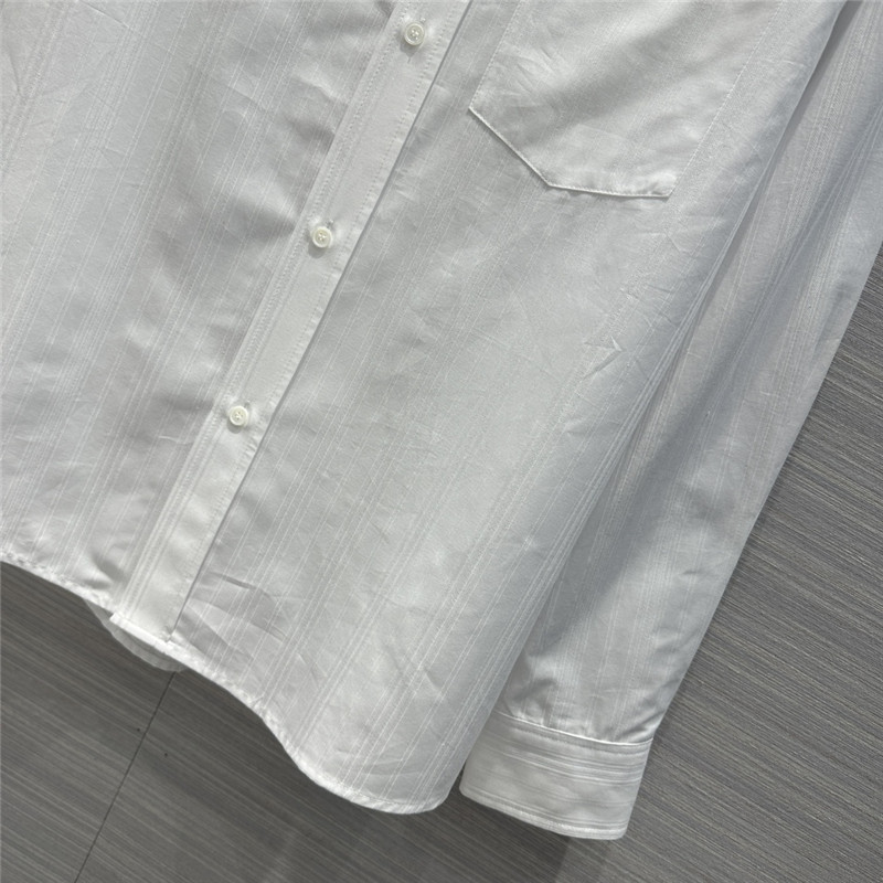 Ce1i*e jacquard white striped large shirt replica d&g clothing