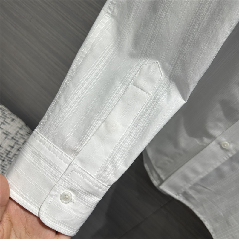 Ce1i*e jacquard white striped large shirt replica d&g clothing