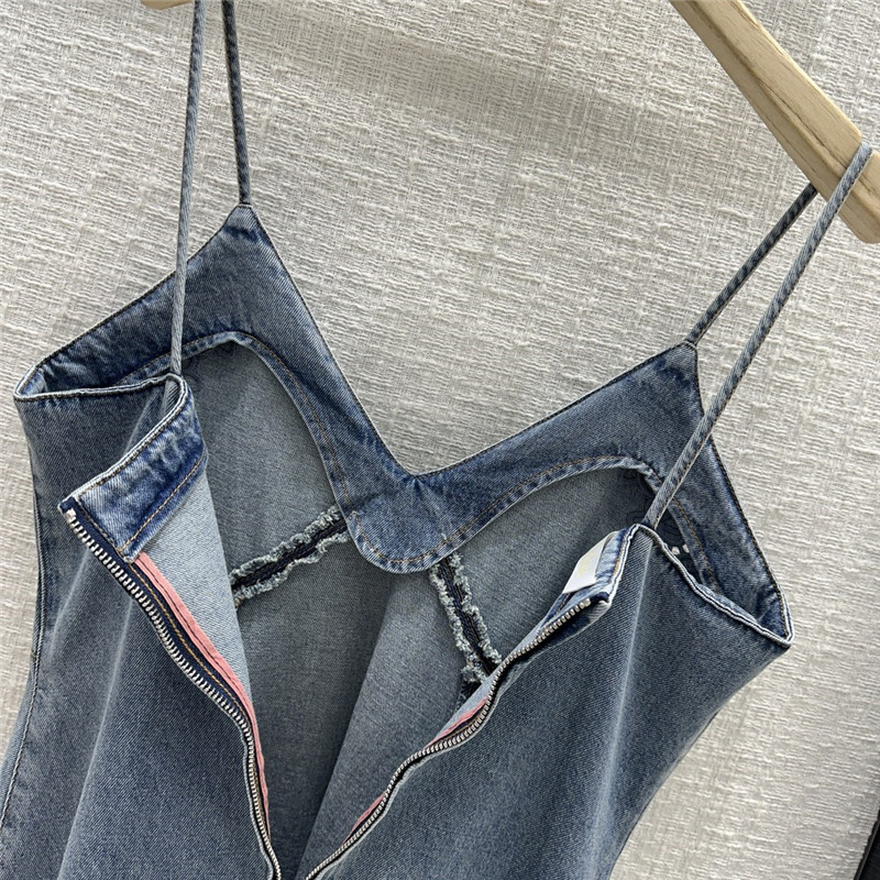 Chloé denim suspender maxi dress replica clothing sites
