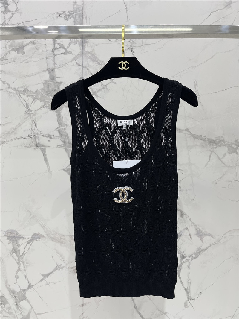 Ch**el new knitted vest replica d&g clothing