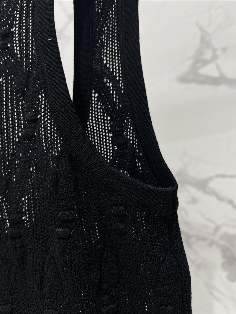 Ch**el new knitted vest replica d&g clothing