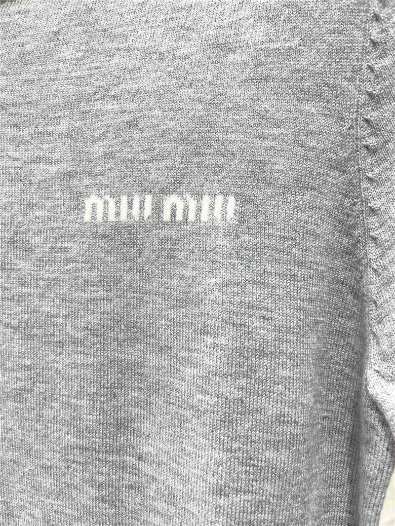 Miu Miu Sequin-embellished Short-sleeve Top