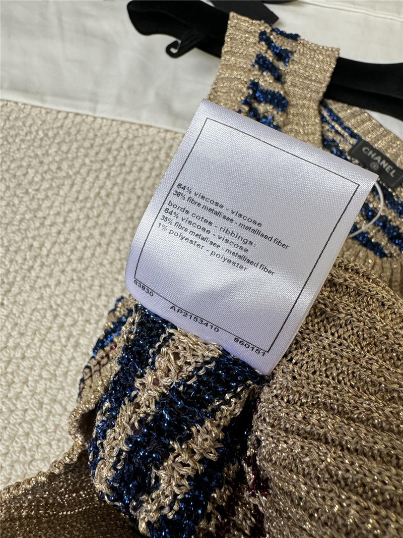 Ch**el new knitted vest replica d&g clothing