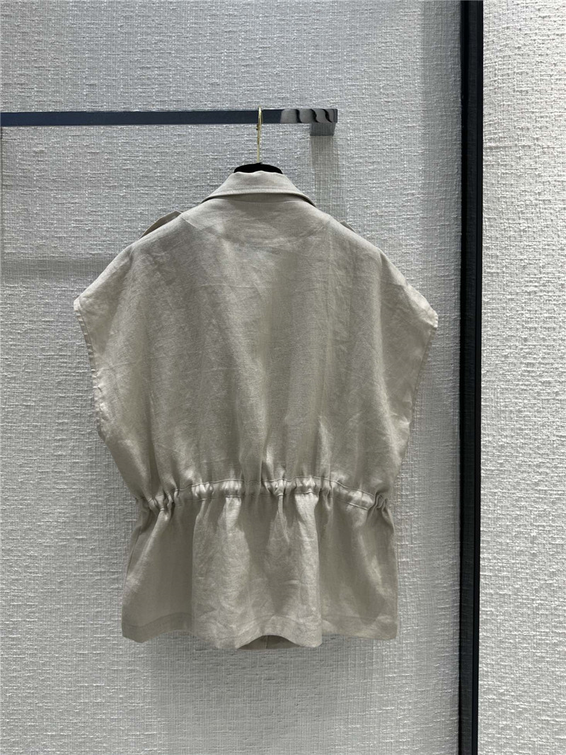 D10r work style stand collar vest jacket replica d&g clothing