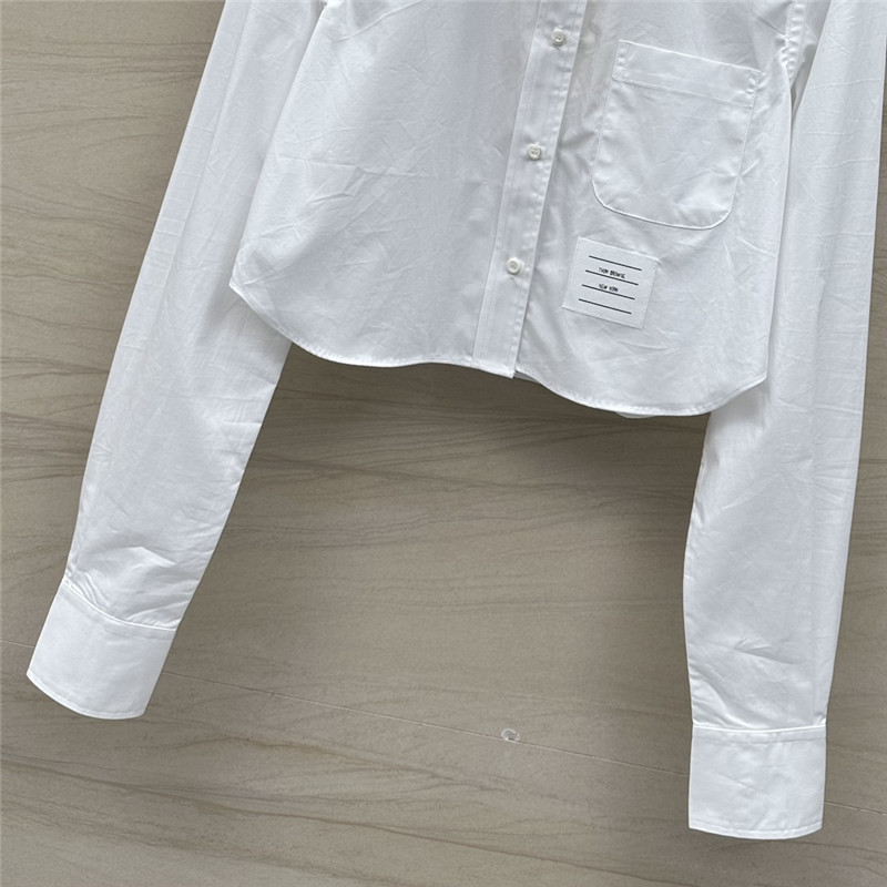 THOM BROWNE preppy short shirt replica clothes