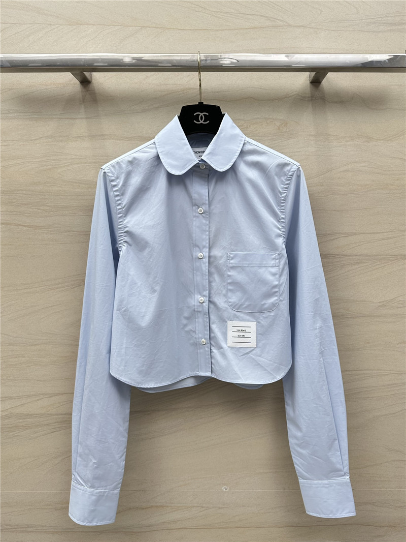 THOM BROWNE preppy short shirt replica clothes