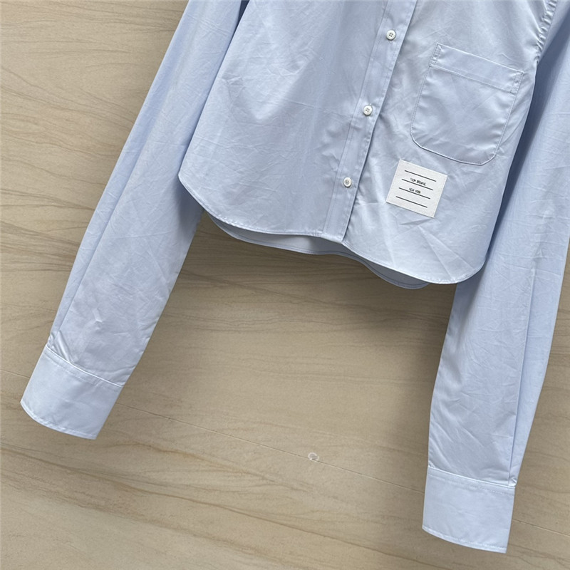 THOM BROWNE preppy short shirt replica clothes
