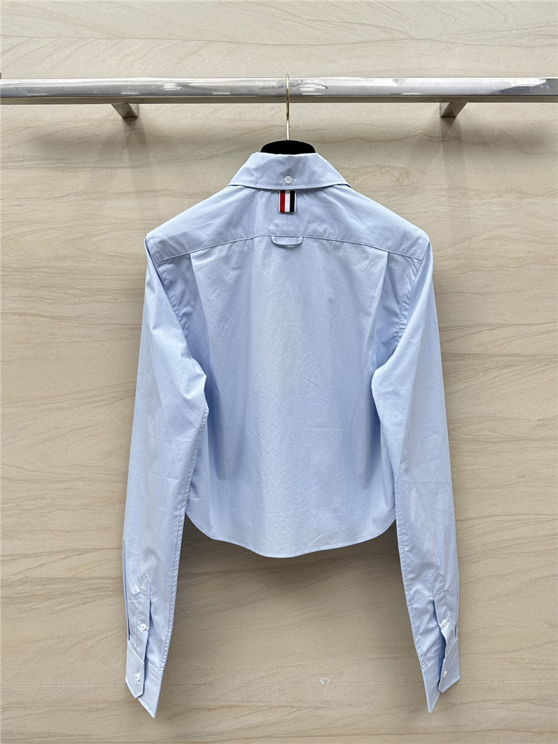 THOM BROWNE preppy short shirt replica clothes