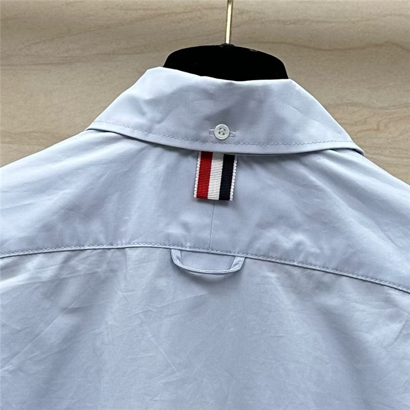 THOM BROWNE preppy short shirt replica clothes