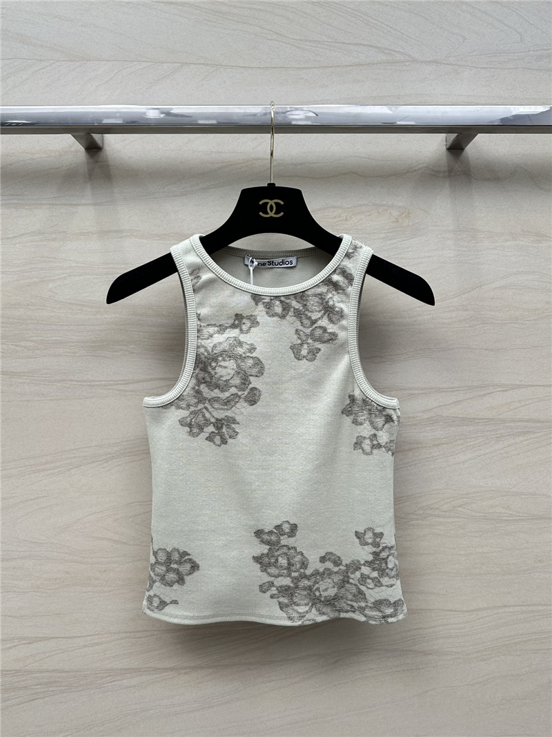 acne studios lace print vest replica d&g clothing