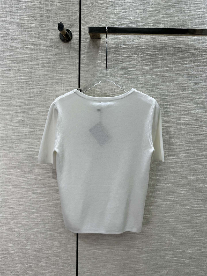 M1um1u knitted short-sleeved replica clothing