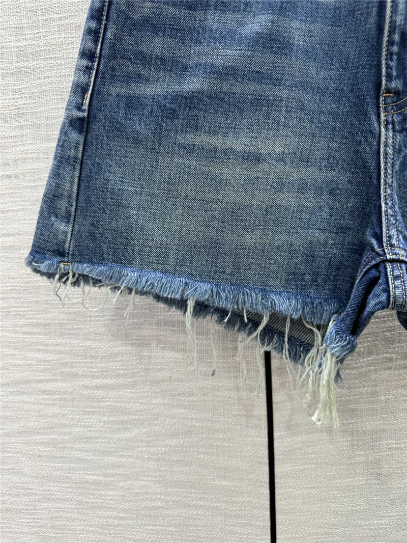 Ce1i*e high waist denim shorts replica clothing sites