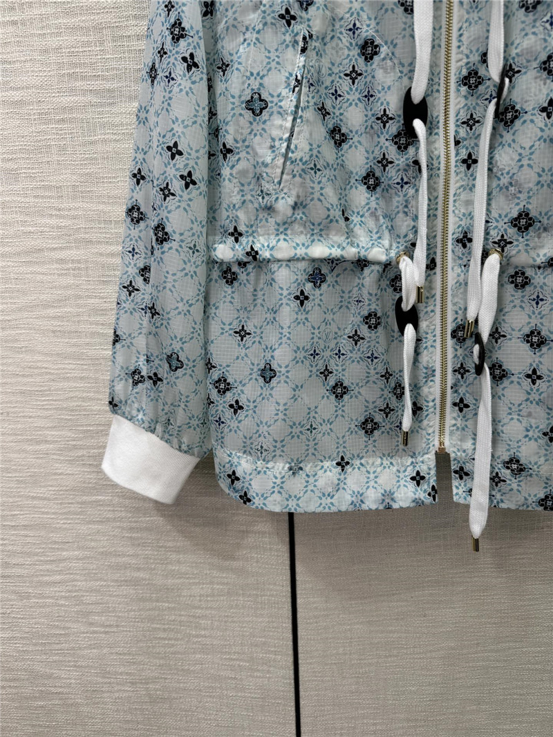 louis vuitton LV blue label hat sun protection jacket replica clothing