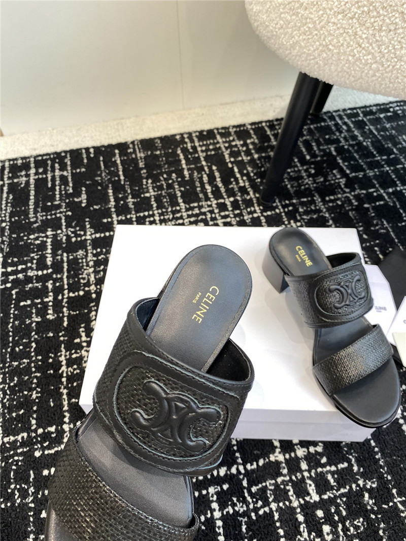 Ce1i*e appoline lambskin black mule