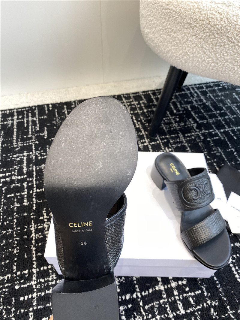 Ce1i*e appoline lambskin black mule