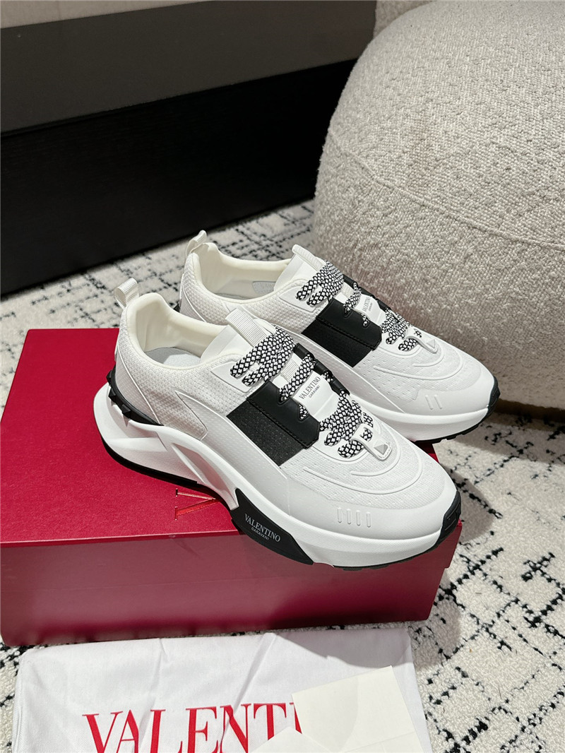 Va1e*ntin0 platform black white sneakers