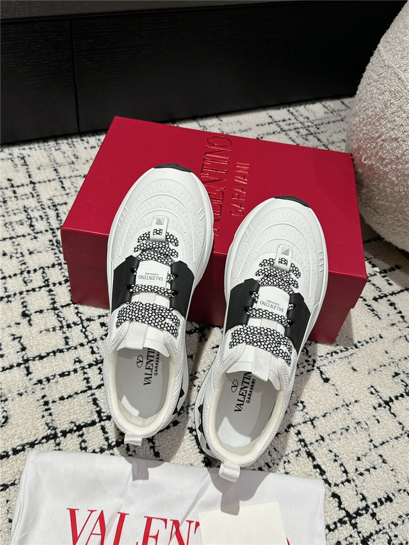 Va1e*ntin0 platform black white sneakers