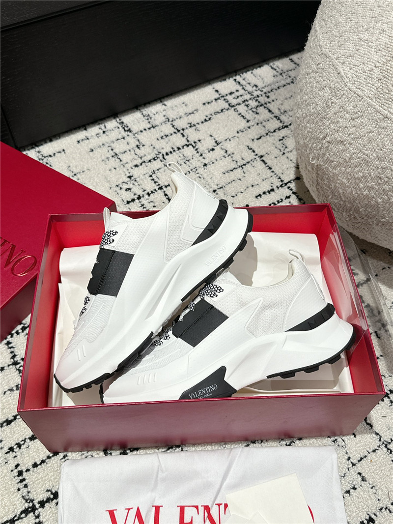 Va1e*ntin0 platform black white sneakers