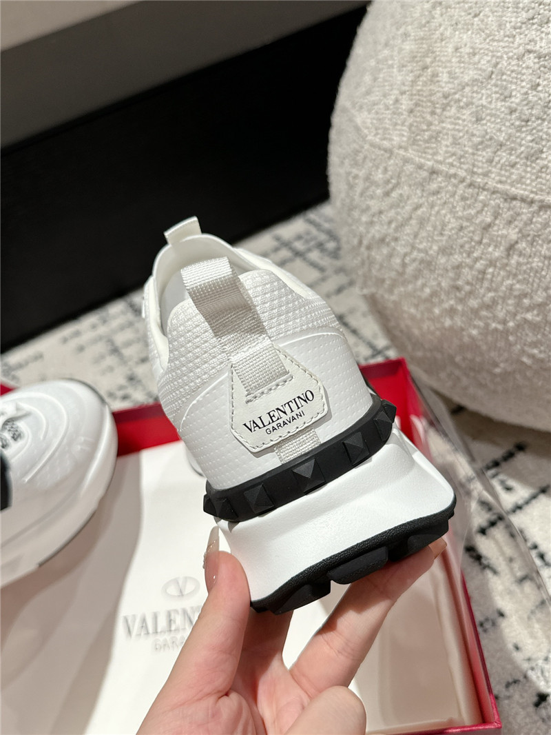 Va1e*ntin0 platform black white sneakers