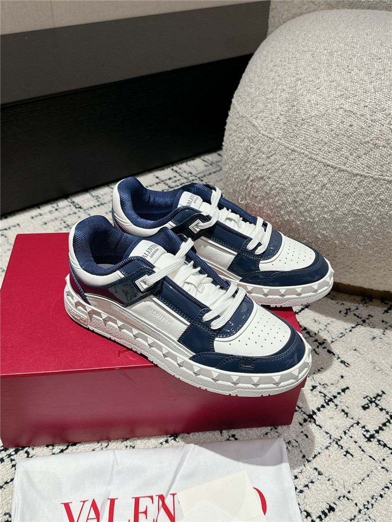 Va1e*ntin0 blue studded sneakers for women
