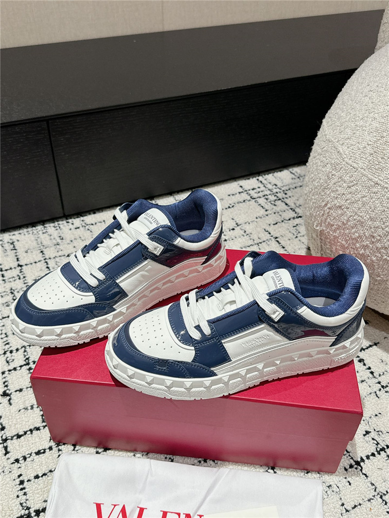 Va1e*ntin0 blue studded sneakers for women