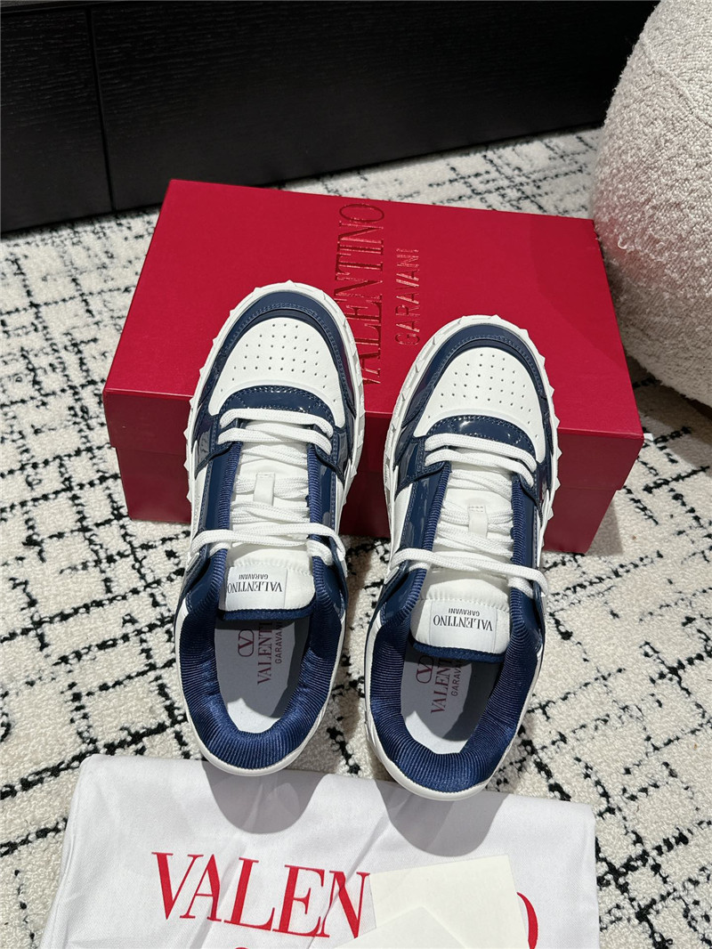 Va1e*ntin0 blue studded sneakers for women