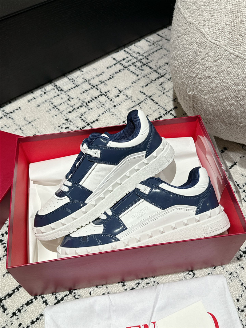 Va1e*ntin0 blue studded sneakers for women