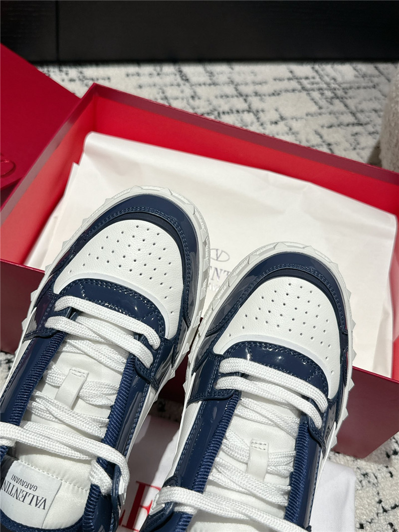 Va1e*ntin0 blue studded sneakers for women