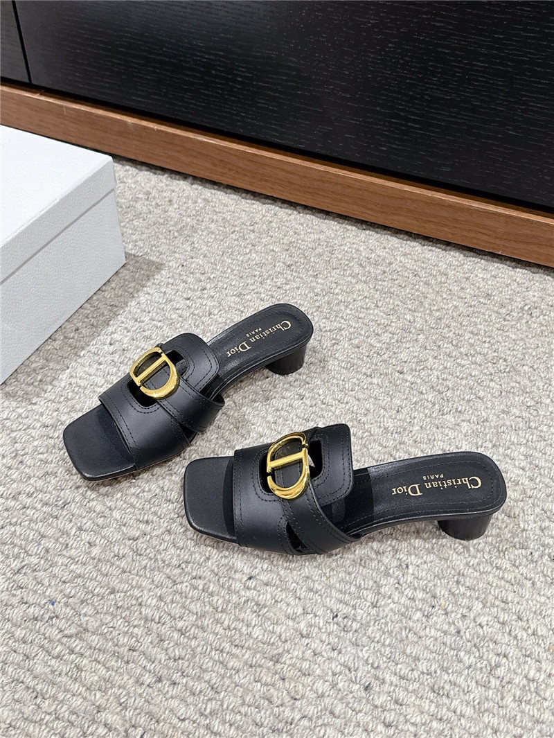 D10r 30 montaigne heeled slide black